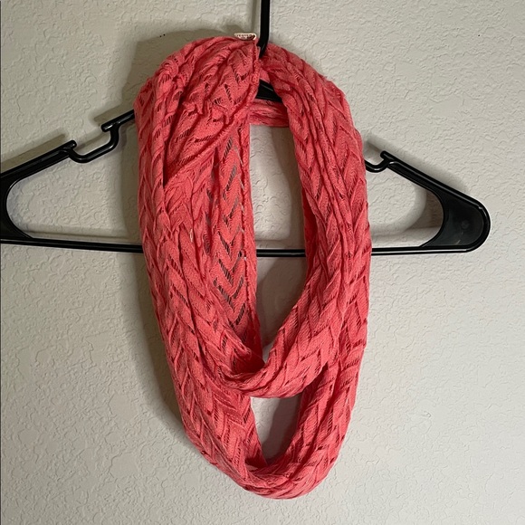 Pink Chevron Infinity Scarf - Picture 3 of 4